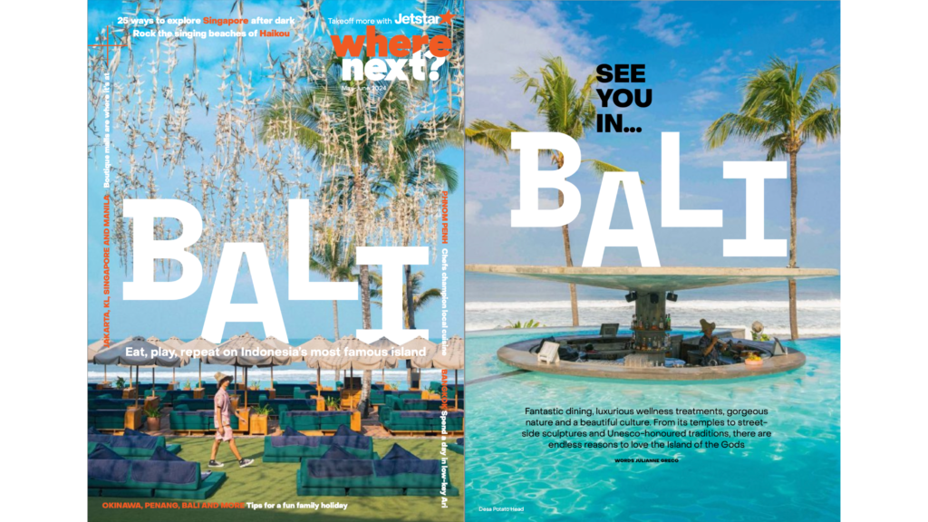 Where Next Jetstar Bali cover